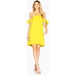 “Jade dress” by Milly in canary yellow
